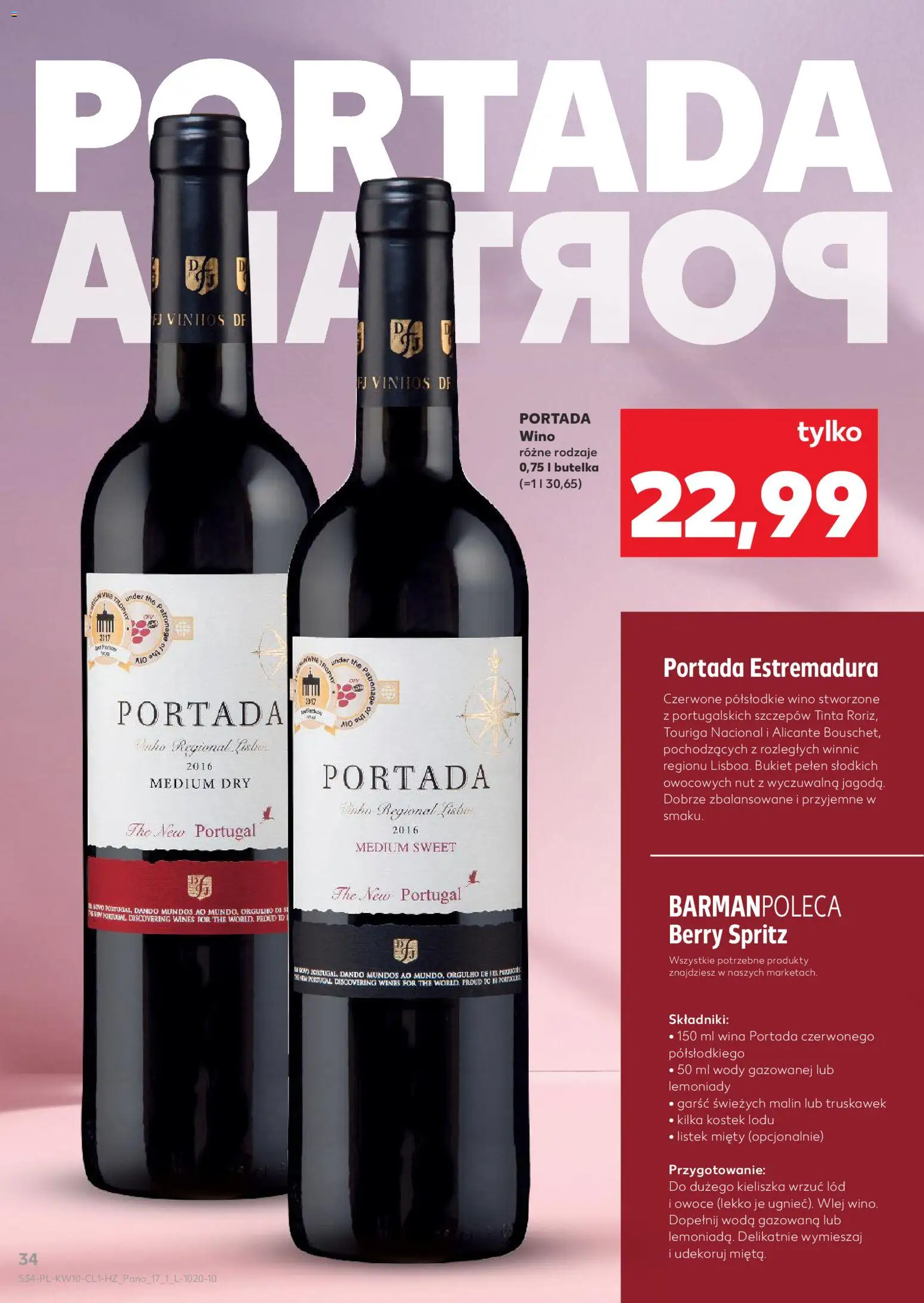 Kaufland Polsko leták - Barek od 05.03.2026 | Strana: 34 | Produkty: Spritz