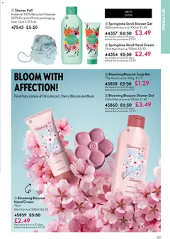 Preview of Oriflame - Offers valid from 24.12.2025 | Page: 137 | Products: Hand cream, Soap, Shower gel, Cream