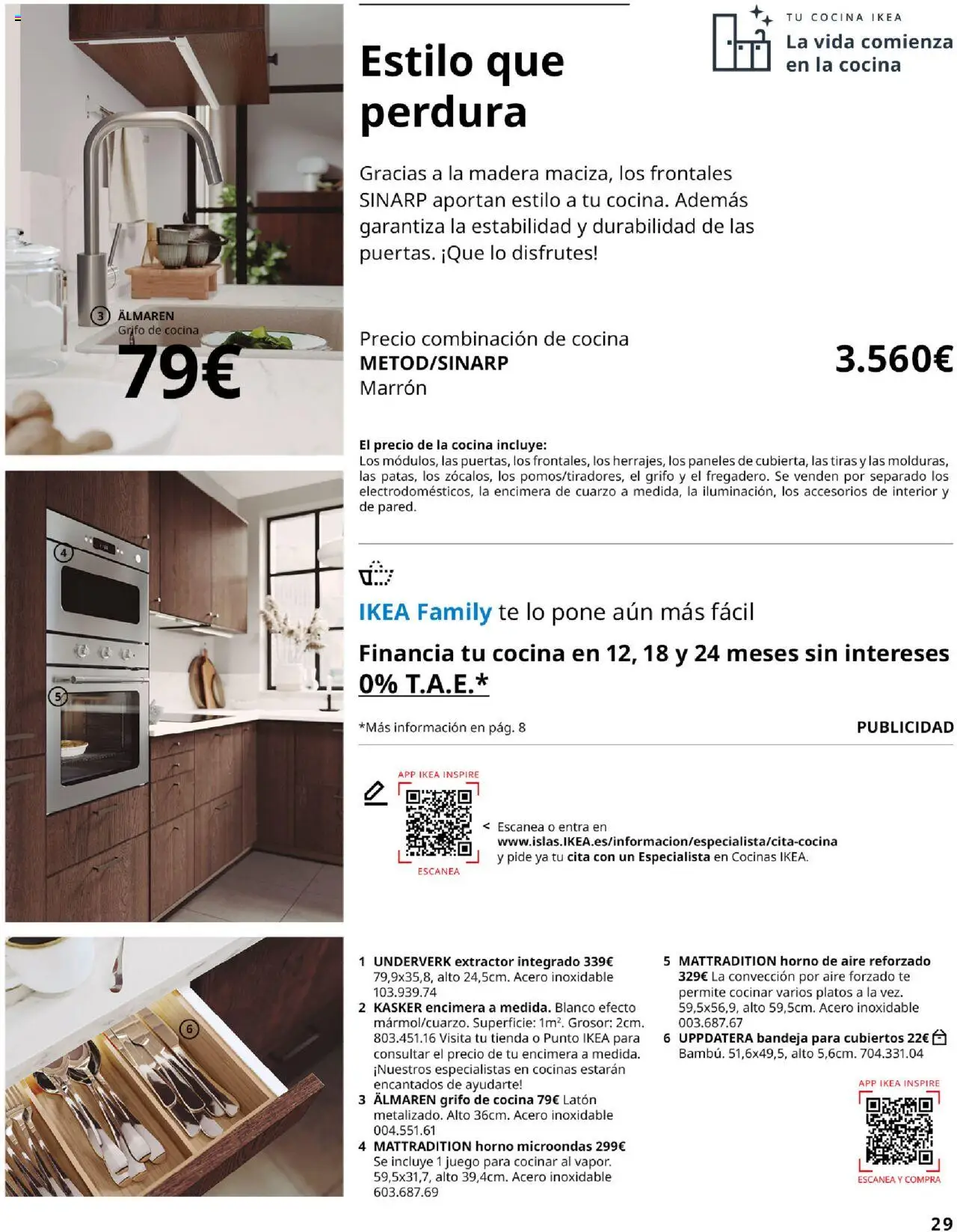 Catálogo IKEA Cocinas │ válido desde el 01.09.2025 | Página: 29 | Productos: Té, Horno microondas, Cocina, Bandeja
