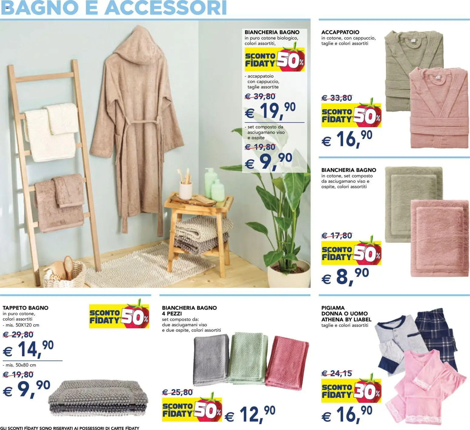 Volantino Esselunga S del 12.03.2026 | Pagina: 14 | Prodotti: Pigiama, Asciugamano, Bagno, Tappeto