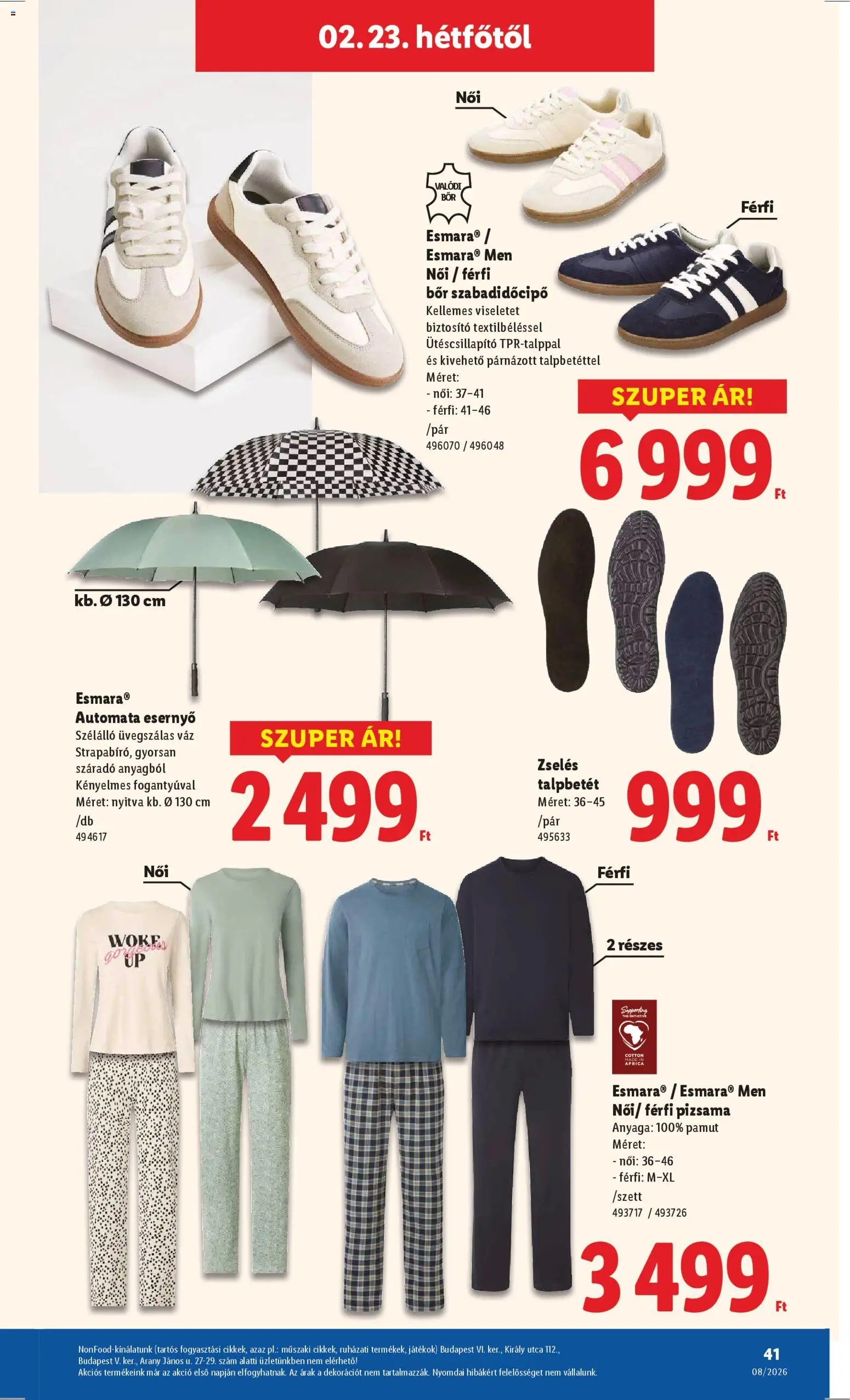 Lidl akciós ujság - amely érvényes a következő dátumtól: 19.02.2026 | Oldal: 41