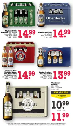 Paulaner Hefe-Weißbier Naturtrüb, Alkoholfrei und weitere Sorten, 20 x 0,5 L, zzgl. 3,10 Pfand ab 20.04.2026 gültig | Seite: 43 | Produkte: Weißbier, Hefe weissbier, Warsteiner, Paulaner