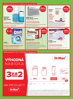 Náhled letáku Dr. Max leták od 01.12.2025 | Strana: 4 | Produkty: Prostamol uno, Colafit, Sáček