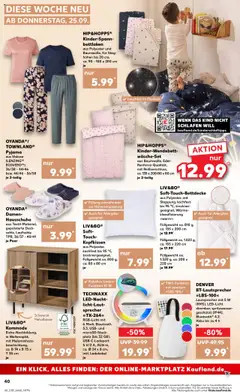 Kaufland Prospekt 	 – gültig ab 25.09.2025 | Seite: 40 | Produkte: Lautsprecher, Ladekabel, Pyjama, Hausschuhe