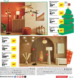 Conforama - Prévisualisation de Conforama catalogue valide à partir de 28.10.2025 | Page: 21 | Produits: Base, Abat jour, Suspension, Lampe