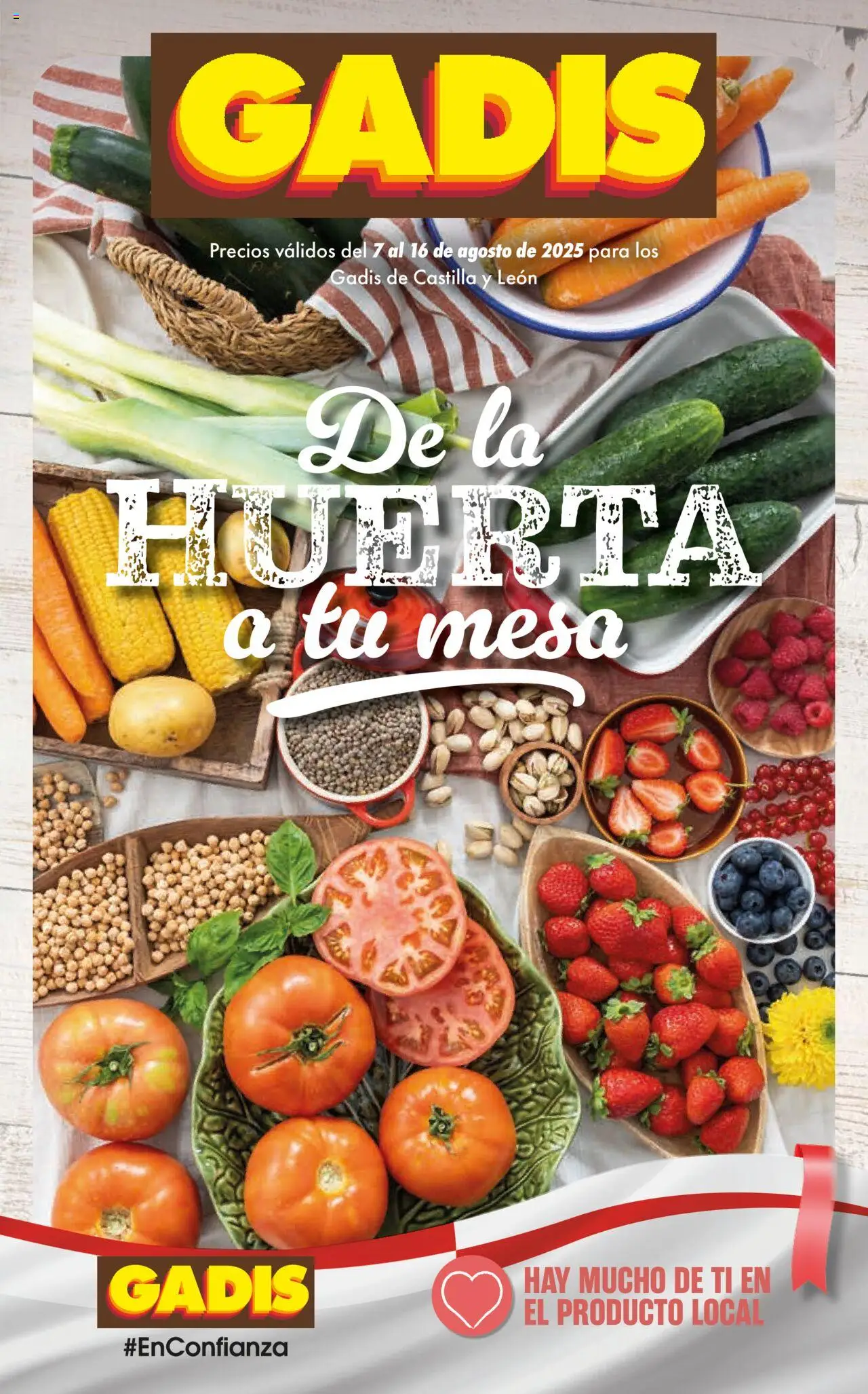 Gadis folleto │ válido desde el 07.08.2025 | Página: 1 | Productos: Mesa