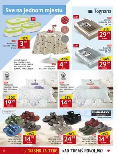 Konzum katalog | vrijedi od 16.07.2025 | Stranica: 30 | Proizvodi: Tognana, Stolnjak, Sandale, Japanke