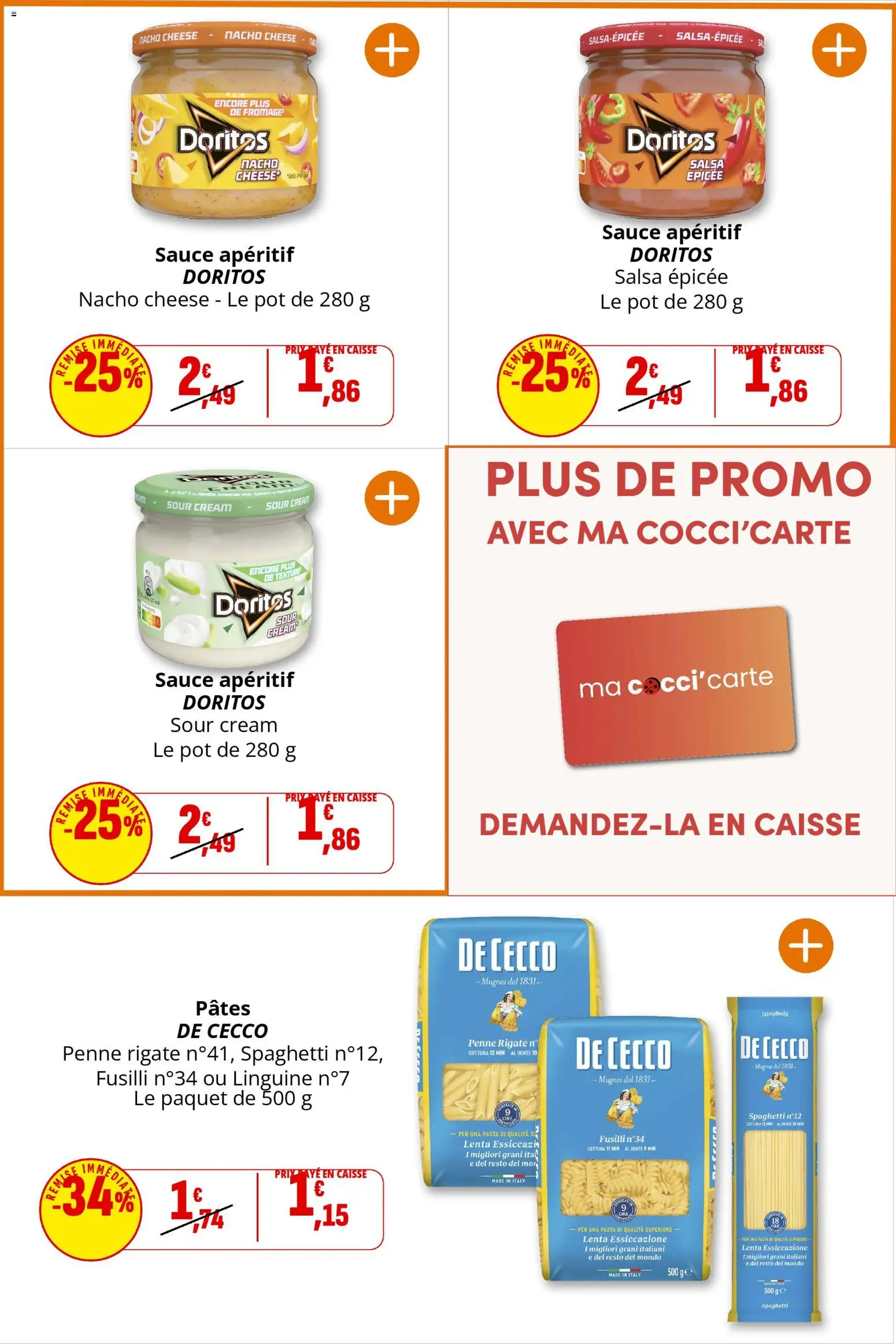 {H1} | Page: 28 | Produits: Spaghetti, Fusilli, Pâtes