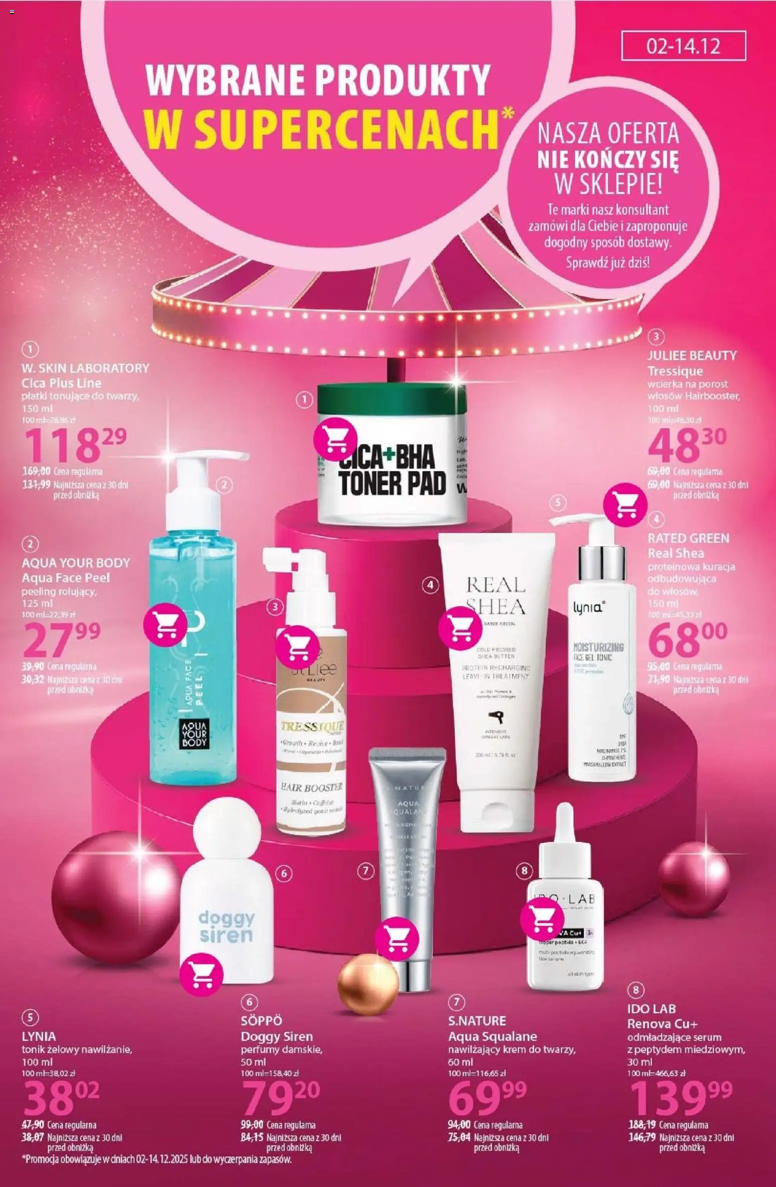 Hebe Gazetka od 02.12.2025 | Strona: 20 | Produkty: Perfumy, Płatki, Krem, Tonik