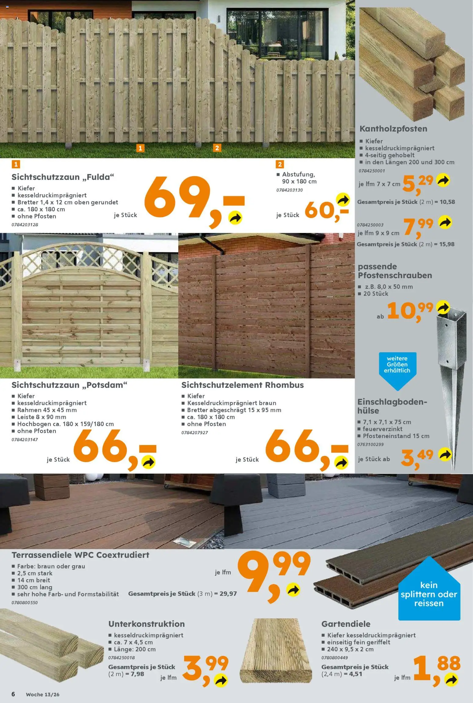 Globus Baumarkt Prospekt Berlin-Treptow	 – gültig ab 22.03.2026 | Seite: 6