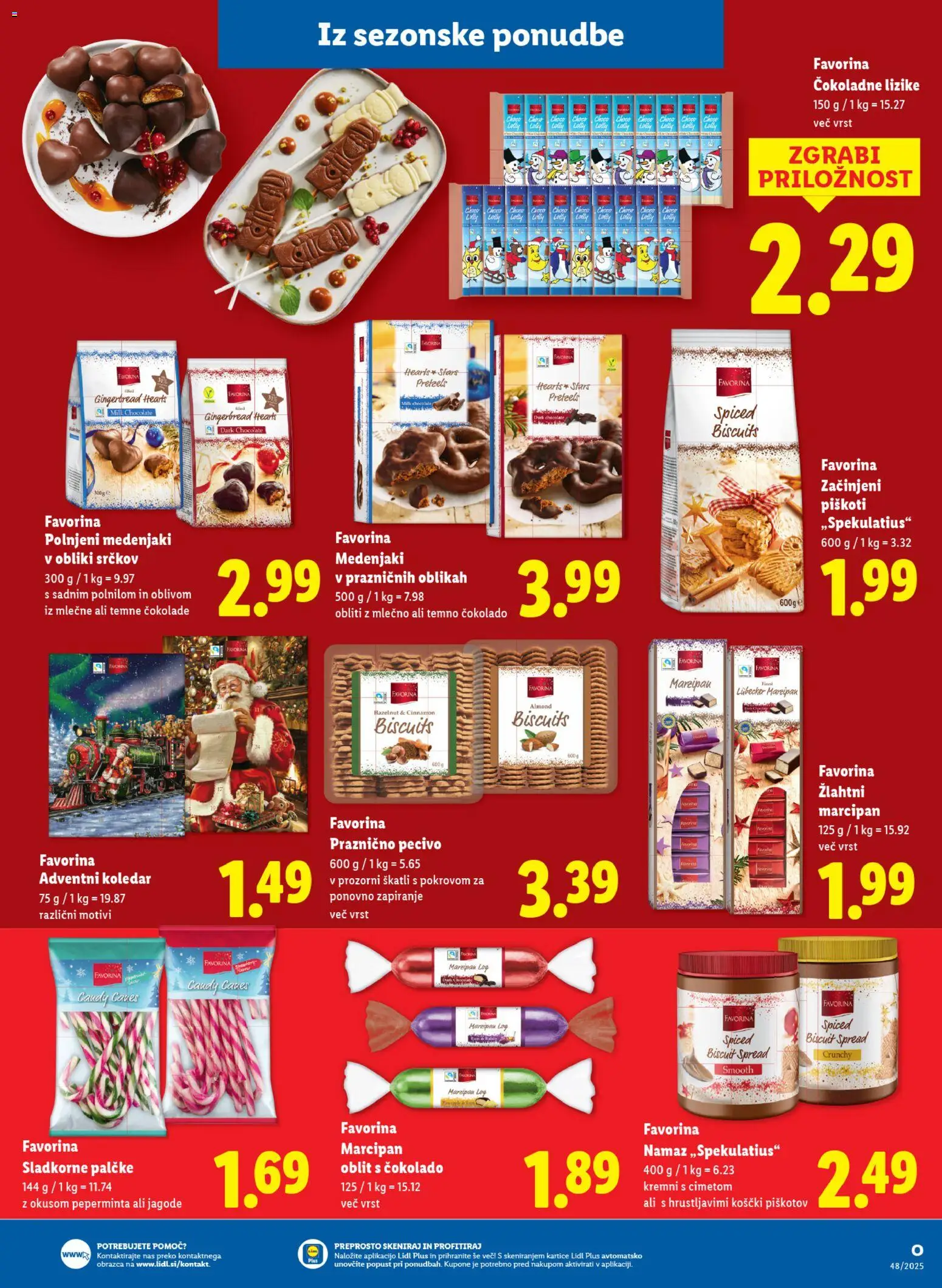 Novi Lidl katalog ponudbe – veljaven od 27.11.2025 | Stran: 11 | Izdelki: Namaz, Jagode, Piskoti