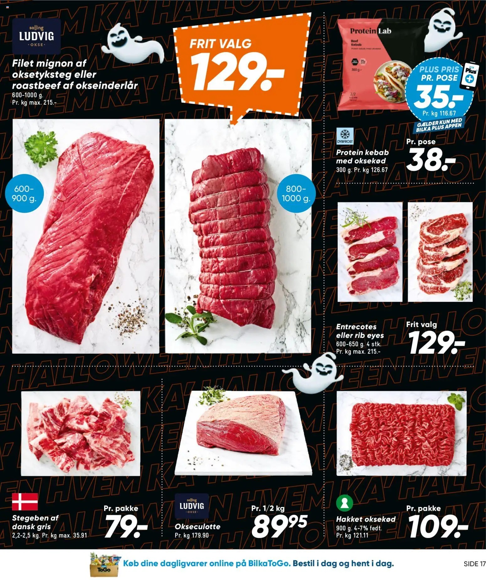 Bilka tilbudsavis – gyldig fra 24.10.2025 | Side: 23 | Produkter: Oksekød, Kebab