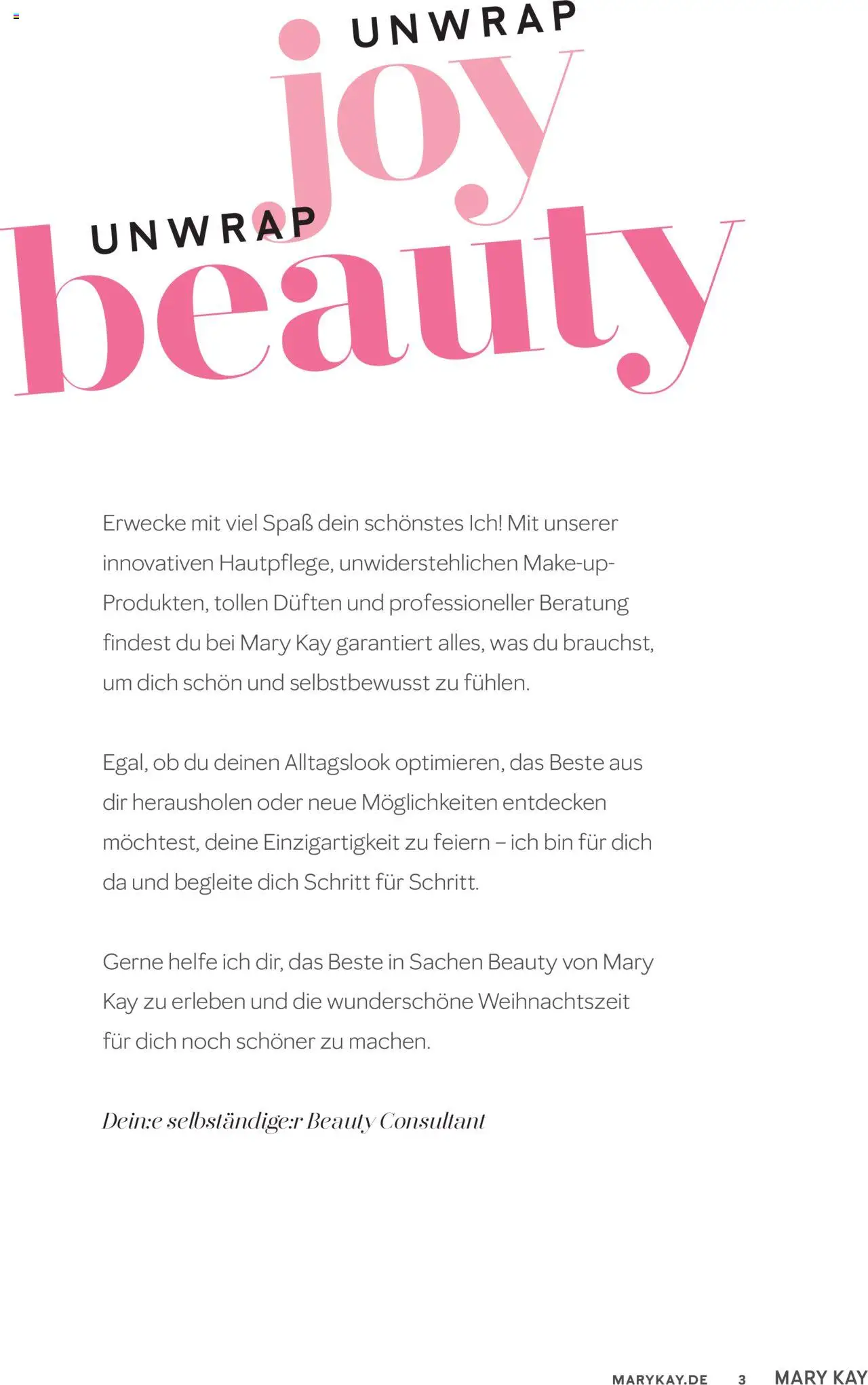 Mary Kay Katalog – gültig ab 15.10.2025 | Seite: 3