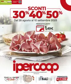 Anteprima del volantino Volantino Ipercoop	 valido a partire dal 28.08.2025