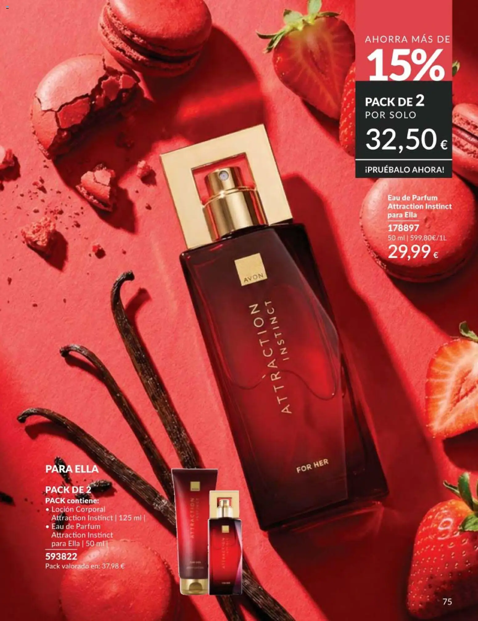 Catálogo AVON campaña 5 │ válido desde el 01.05.2026 | Página: 75 | Productos: Loción corporal, Eau de parfum