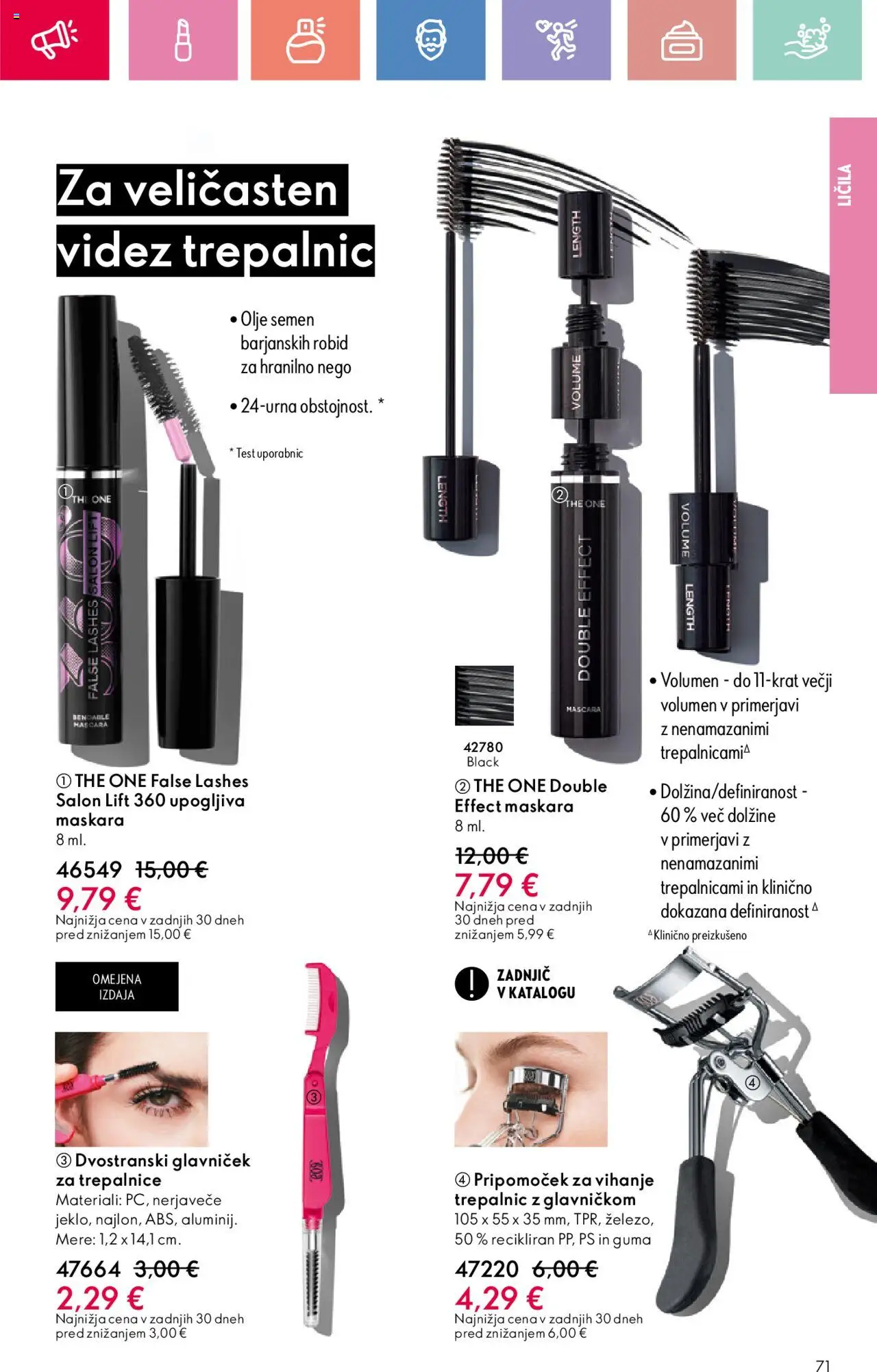 Oriflame katalog 11 │ velja od 03.08.2025 | Stran: 71 | Izdelki: Licila, Maskara, Olje