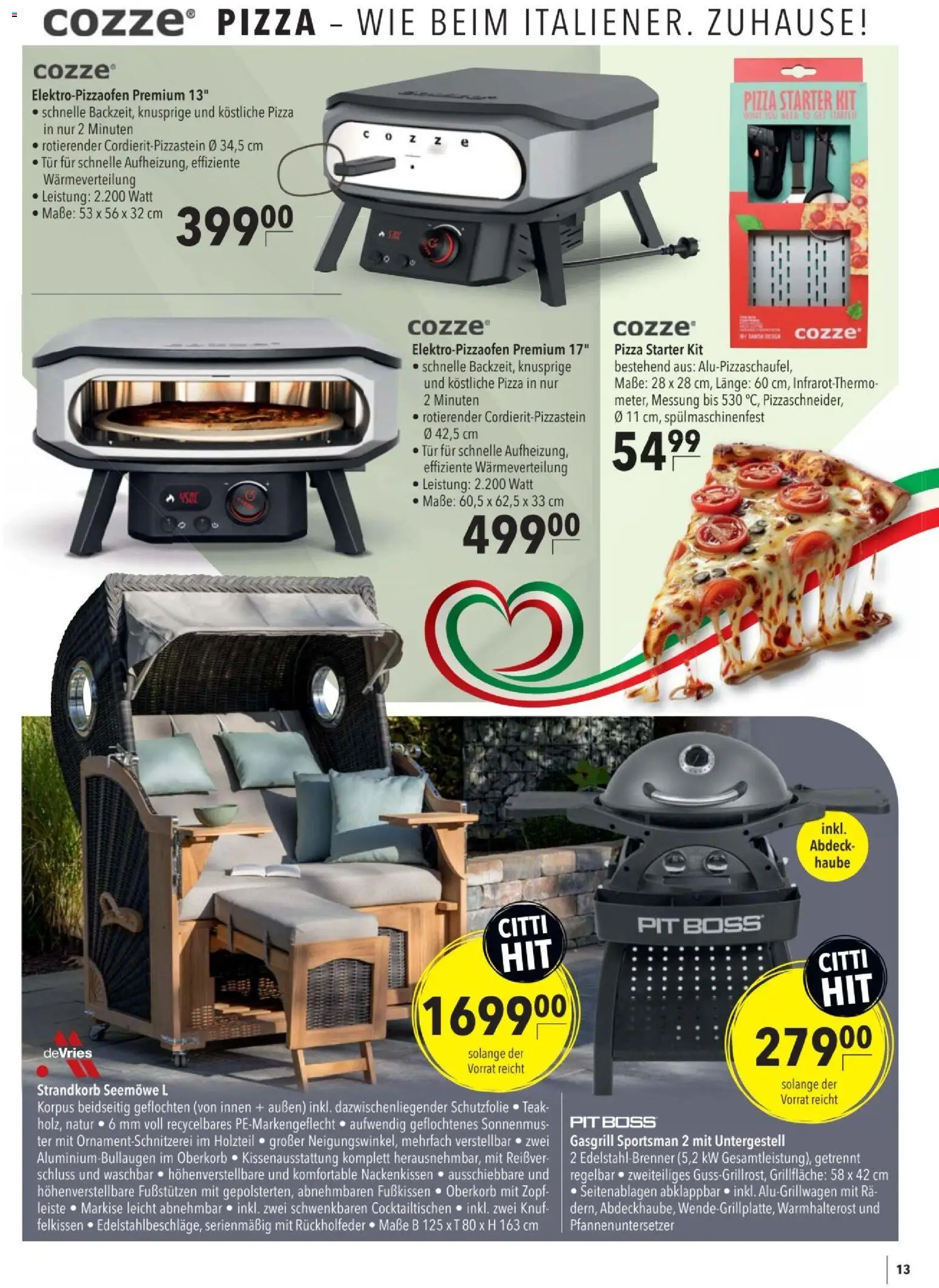 CITTI tilbudsavis – gyldig fra 25.02.2026 | Side: 13 | Produkter: Pizza, Markise