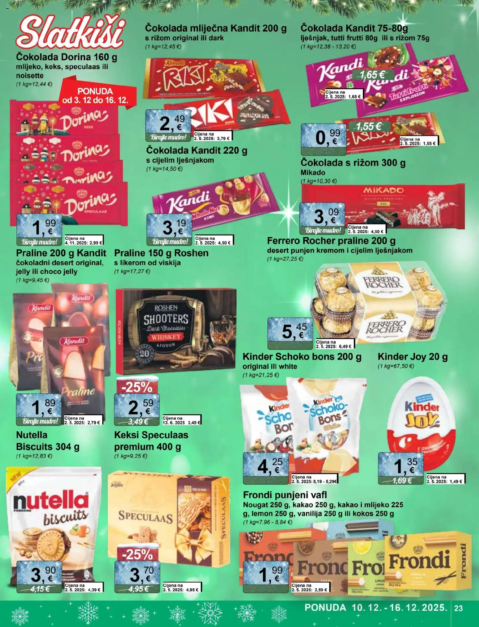 KTC katalog | vrijedi od 10.12.2025 | Stranica: 23 | Proizvodi: Nutella, Mlijeko, Čokolada, Kakao