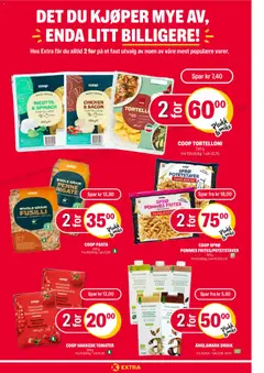 Forhåndsvisning av Coop Extra kundeavis gyldig fra 13.04.2026 | Side: 26 | Produkter: Tomater, Pasta, Контейнер, Pommes frites