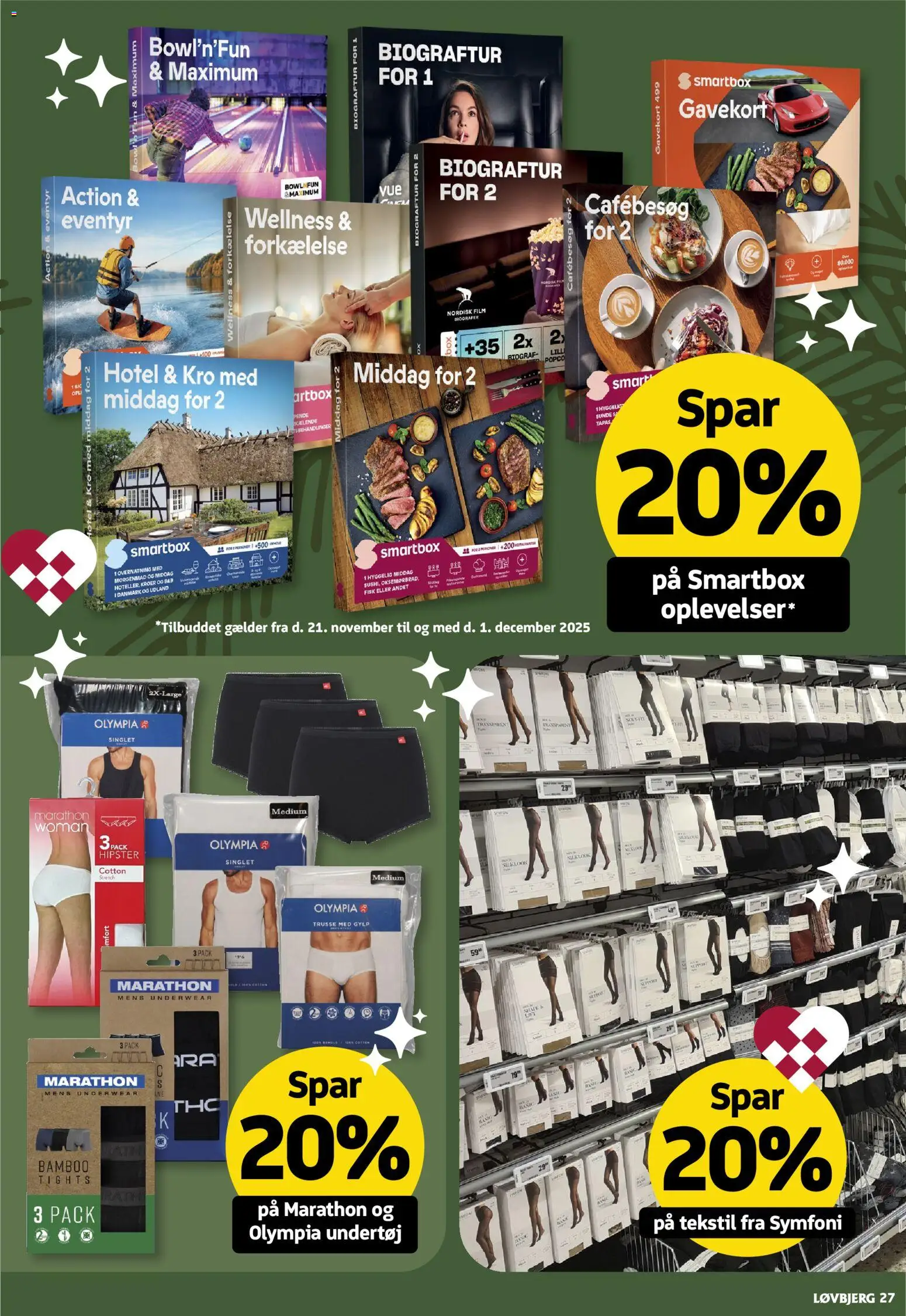 Løvbjerg tilbudsavis – gyldig fra 21.11.2025 | Side: 29 | Produkter: Fisk, Undertøj, Tights