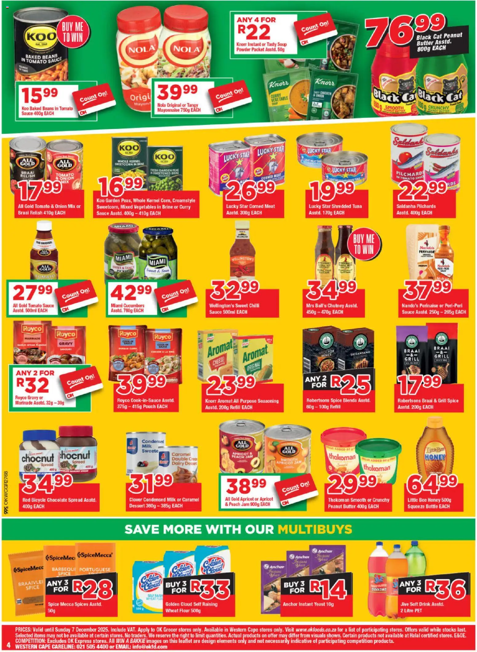 New OK Foods catalogue – valid from 25.11.2025 | Page: 4 | Products: Jam, Chocolate, Soup, Caramel