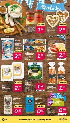 Netto Prospekt 	 - gültig ab dem 18.08.2025 | Seite: 28 | Produkte: Bier, Kräuterbutter, Salz, Leberkase