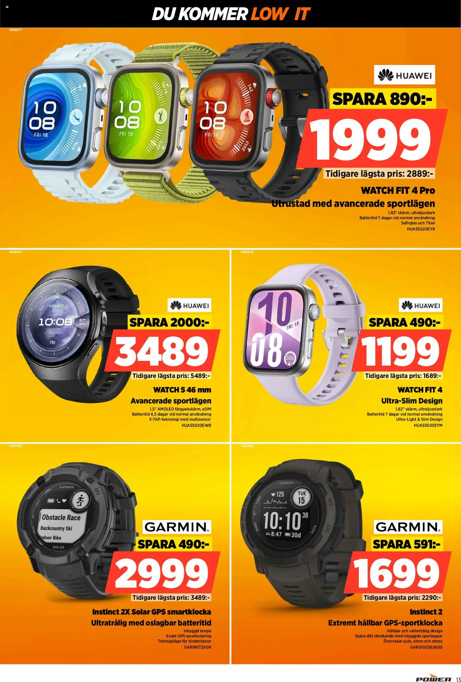 Power reklamblad aktuell från 16.03.2026 | Sida: 13 | Produkter: Lampa