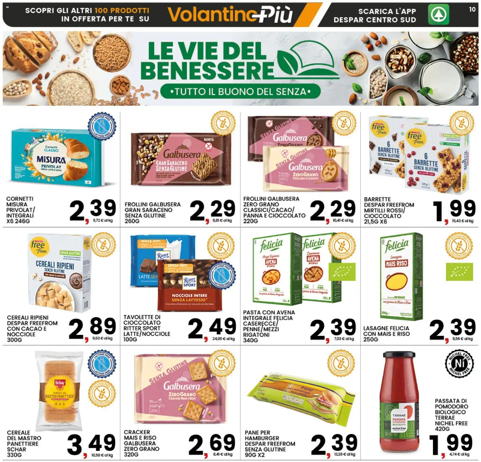 Volantino Interspar del 12.02.2026 | Pagina: 10 | Prodotti: Tè, Latte, Pasta, Nocciole