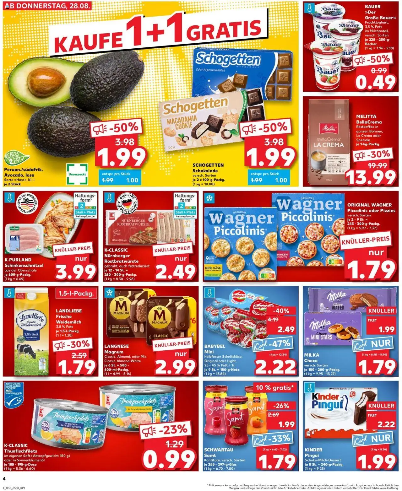 Kaufland prospekt Stadthagen	 – gültig ab 31.08.2025 | Seite: 15 | Produkte: Melitta, Langnese, Piccolinis, Saft