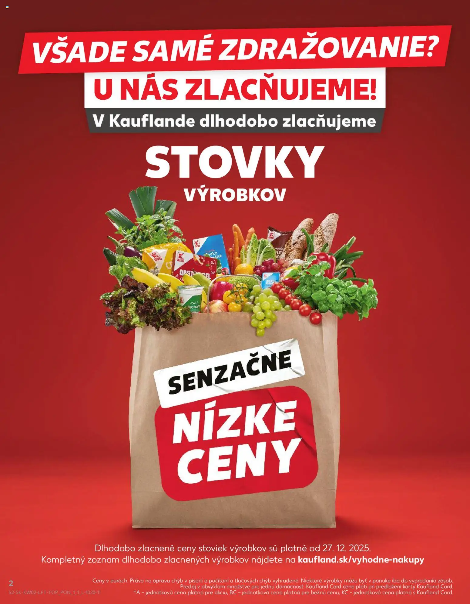 Kaufland SK akciós ujság - amely érvényes a következő dátumtól: 08.01.2026 | Oldal: 2