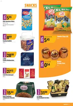 TopCC Aktionen ab 22.12.2025 gültig | Seite: 15 | Produkte: Erdnüsse, Box, Chips, Nüsse