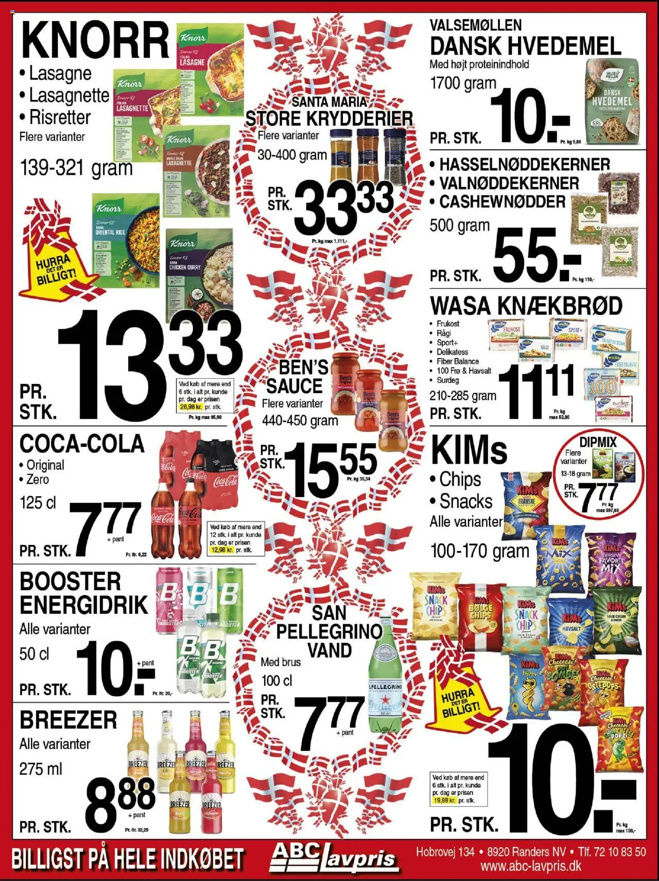 Abc Lavpris tilbudsavis – gyldig fra 03.09.2025 | Side: 2 | Produkter: Hvedemel, Cola, Knækbrød, PC