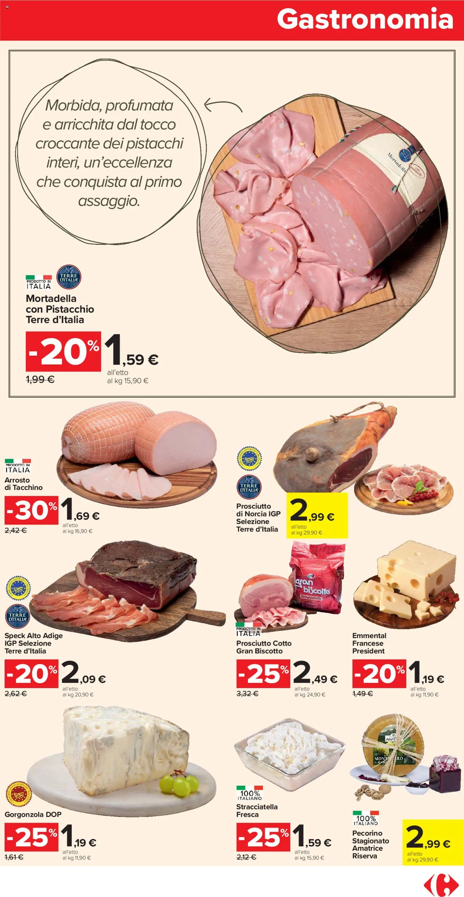 Volantino Carrefour del 02.01.2026 | Pagina: 7 | Prodotti: Arrosto, Prosciutto Cotto, Tacchino, Prosciutto