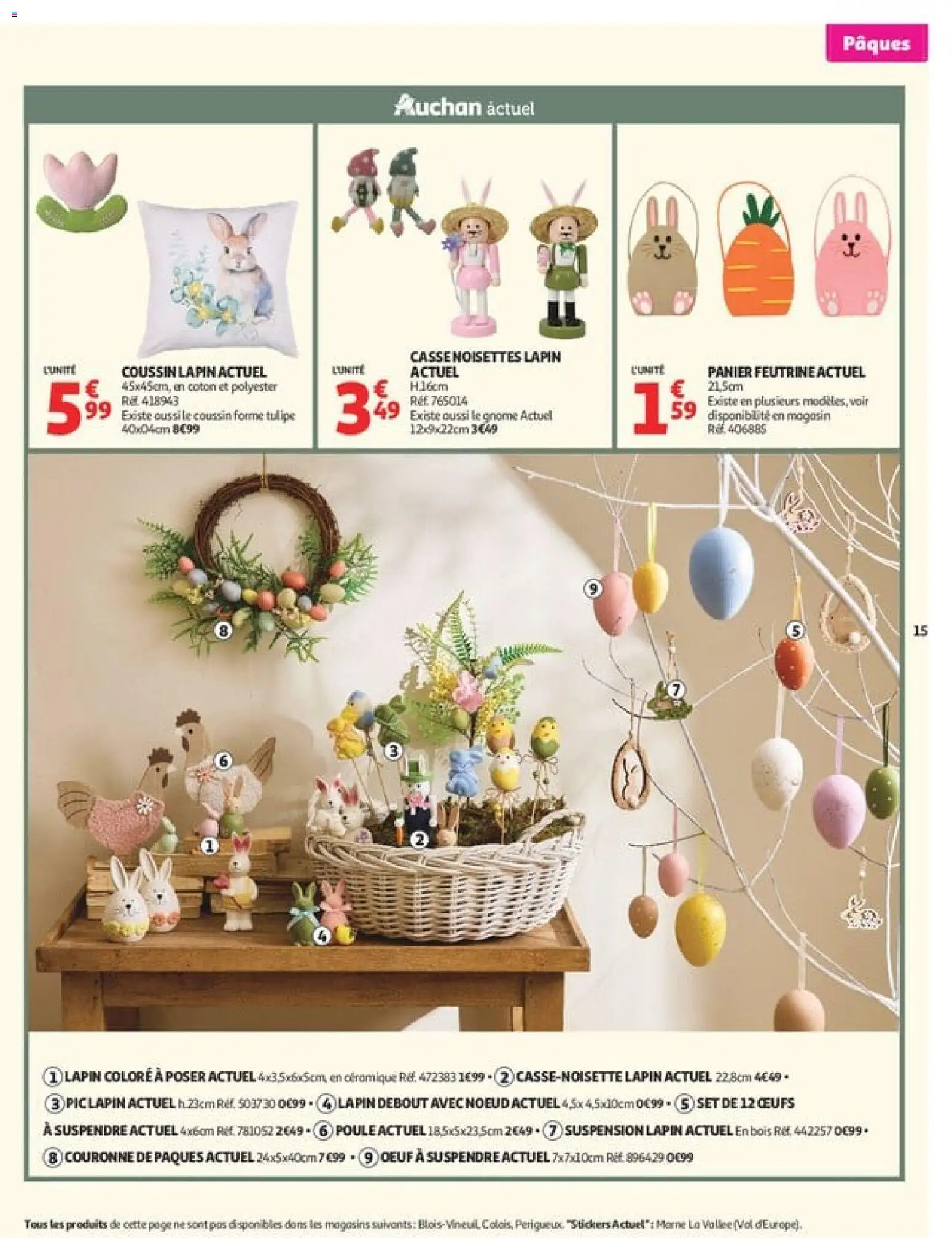 {H1} | Page: 17 | Produits: Coton, Noisettes, Suspension, Œufs