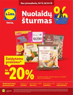 LIDL leidinys galioja nuo 13.04.2026