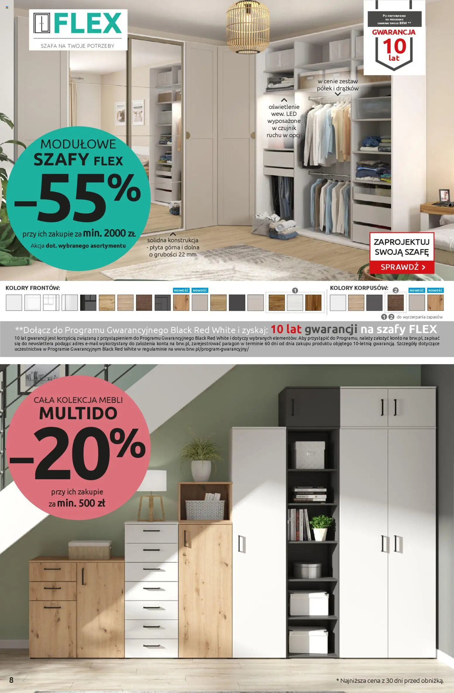 Black Red White promocje od 09.04.2026 | Strona: 8 | Produkty: Szafa