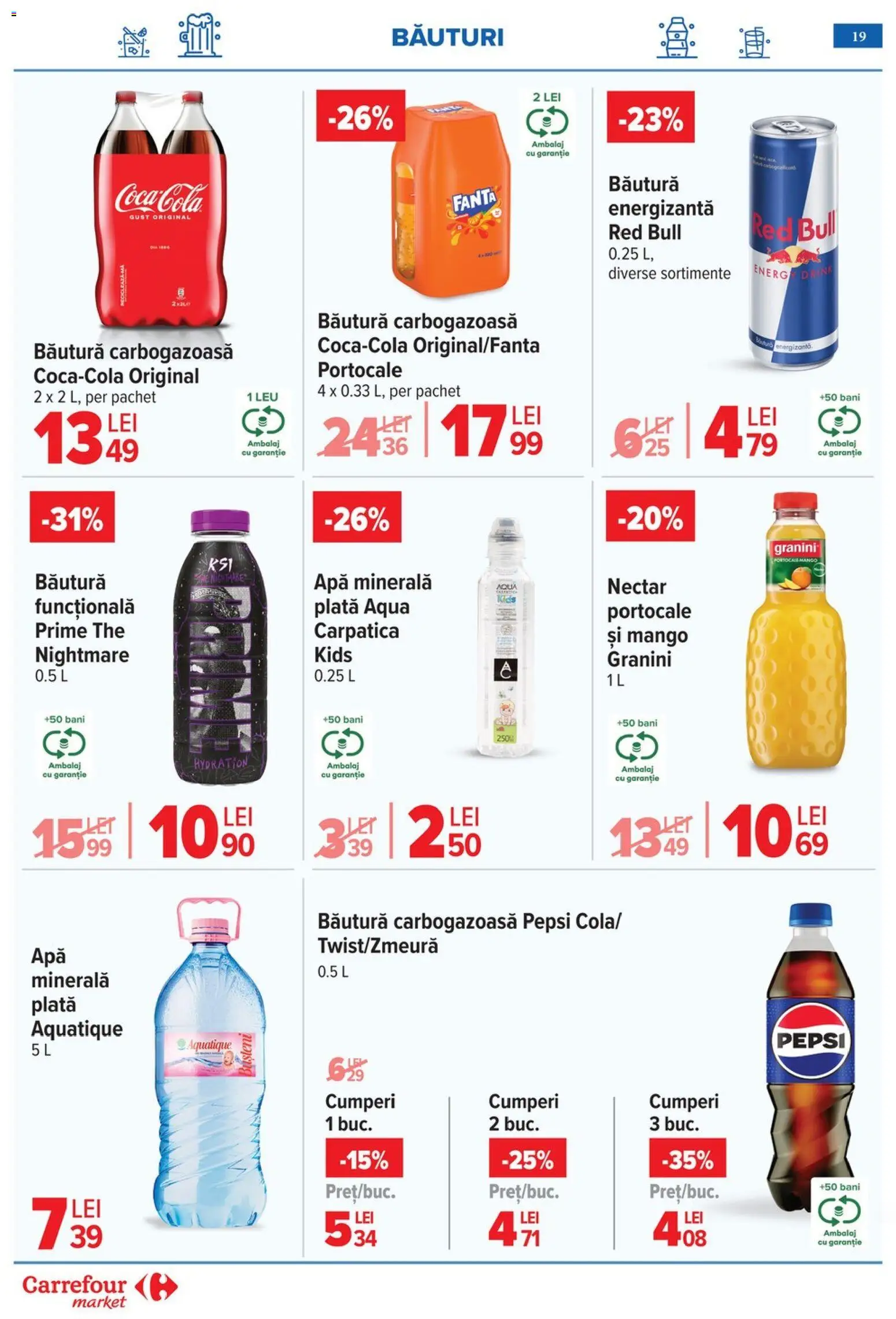 Noul catalog Carrefour – valabil de la 09.03.2026 | Pagină: 22 | Produse: Yazı tahtası kalemi, Köpek Sabunu, Portocale, Mango