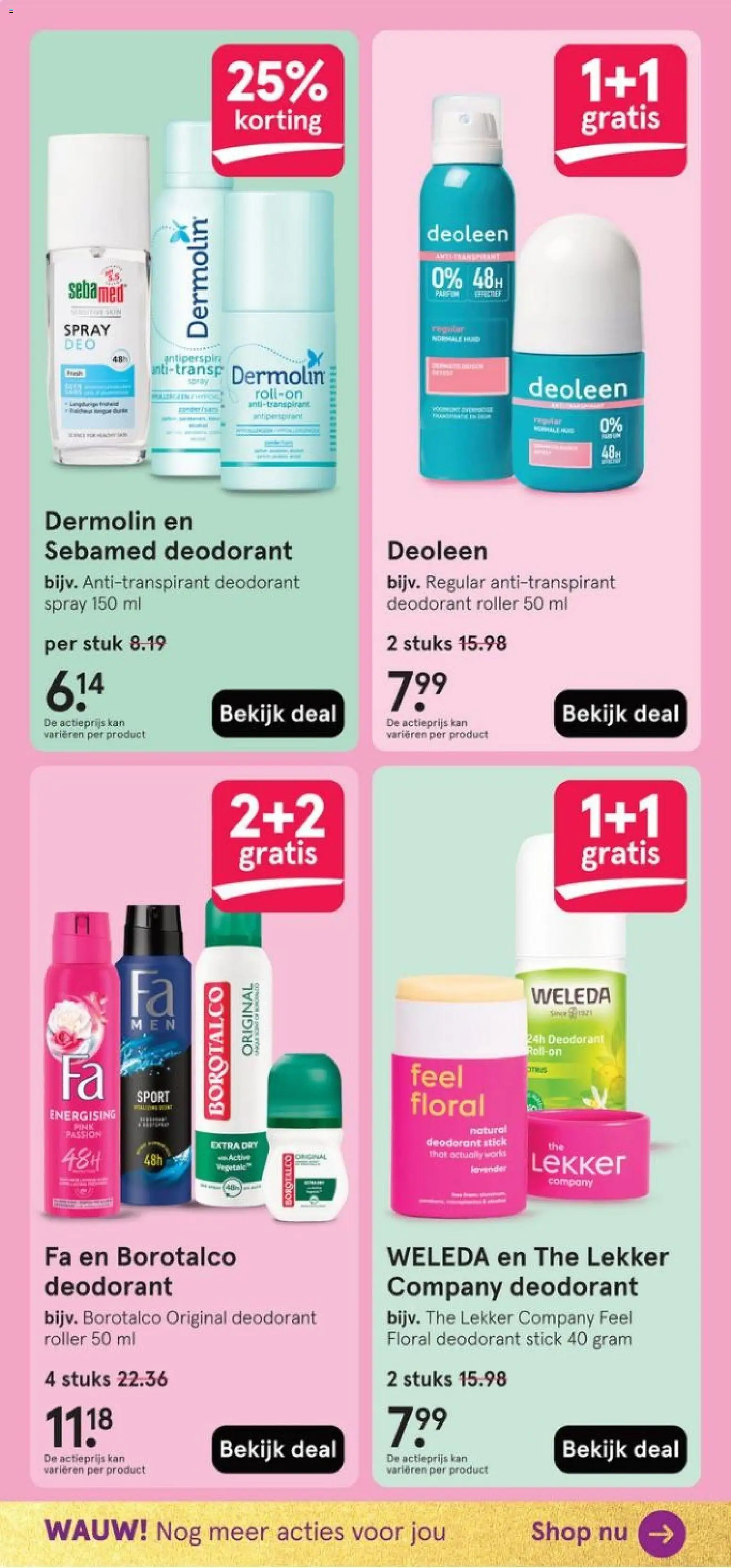 {H1} | Pagina: 40 | Producten: Deodorant, Antitranspirant, Kan