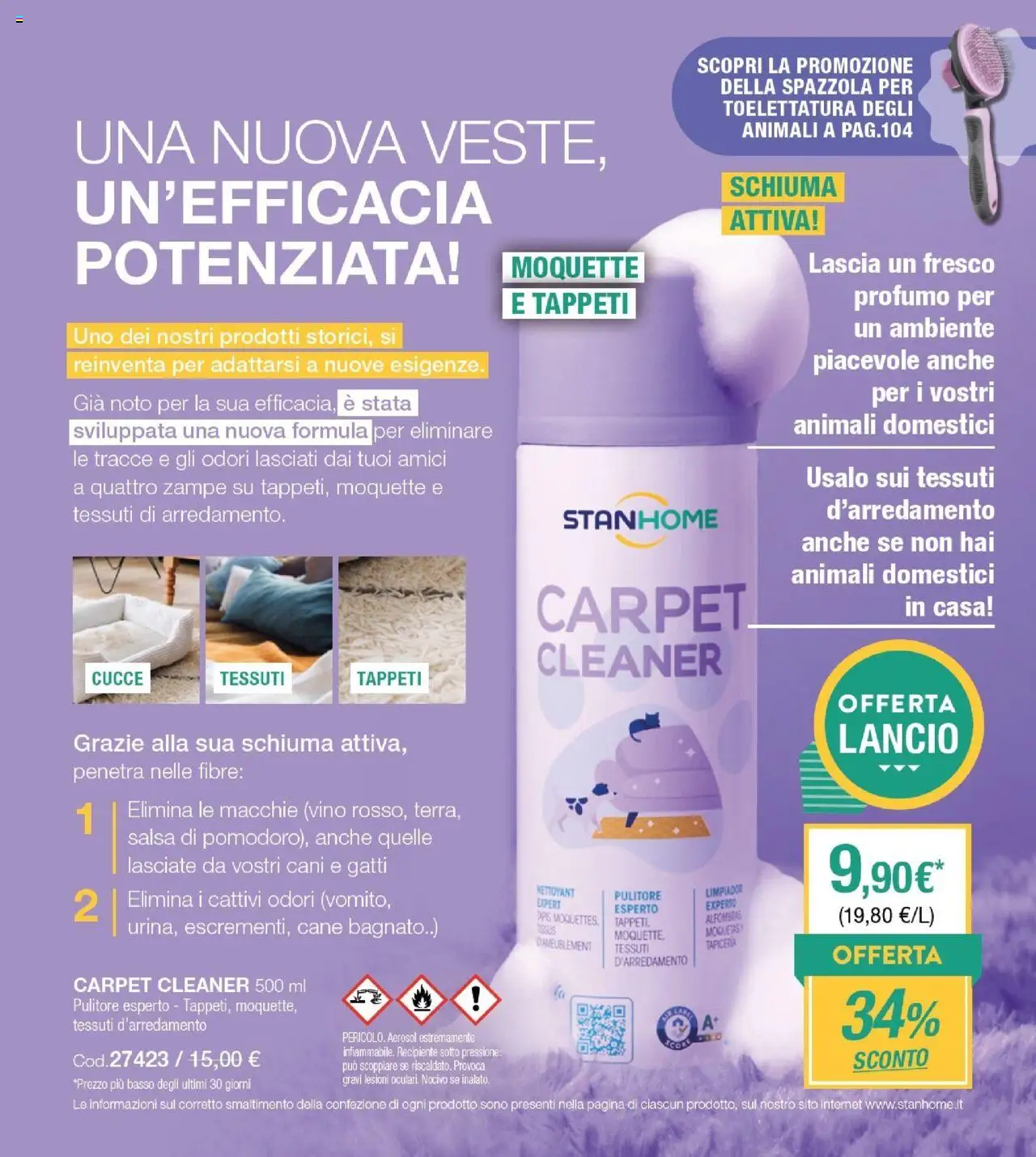 Volantino Stanhome del 09.09.2025 | Pagina: 110 | Prodotti: Spazzola, Salsa, Vino, Profumo