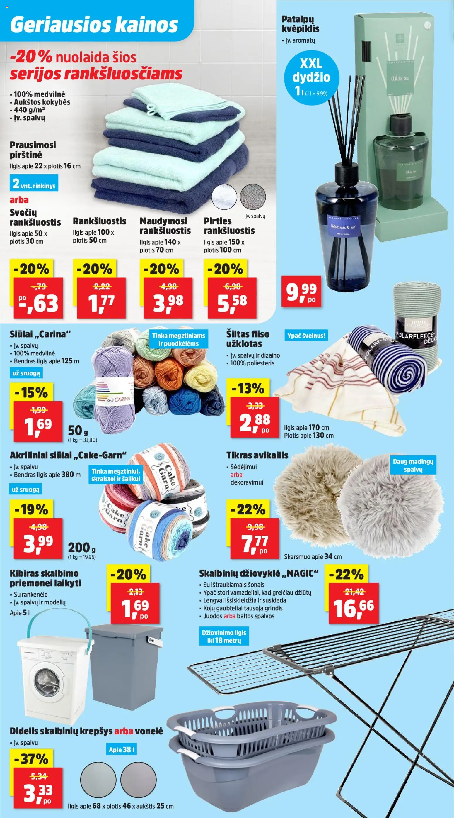 Thomas Philipps akcijos nuo 29.12.2025 | Puslapis: 2 | Prekių: Rankšluostis, Bendras, Krepšys, Džiovyklė