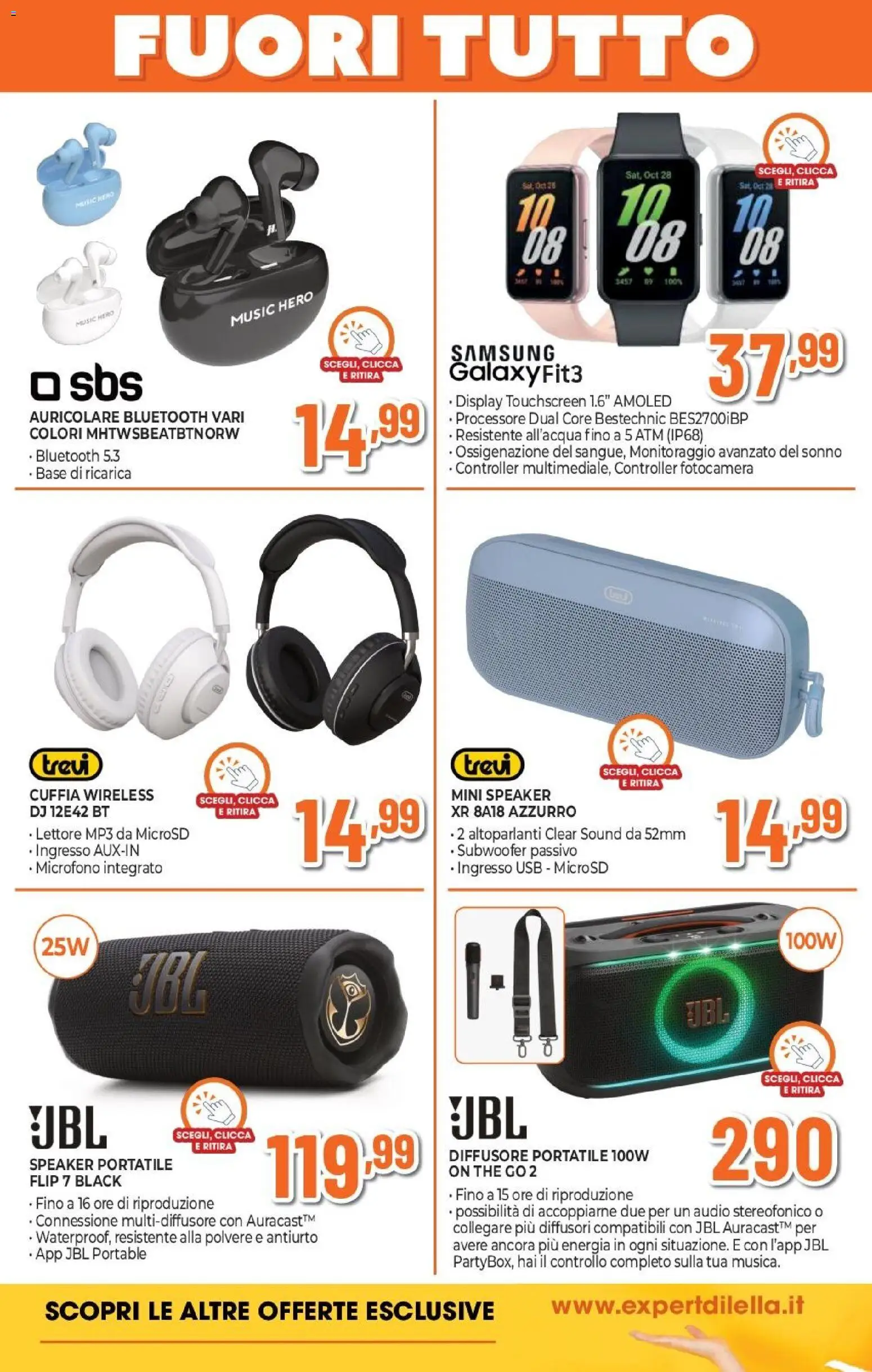 Volantino Expert del 27.12.2025 | Pagina: 32 | Prodotti: The, Audio, MP3, USB