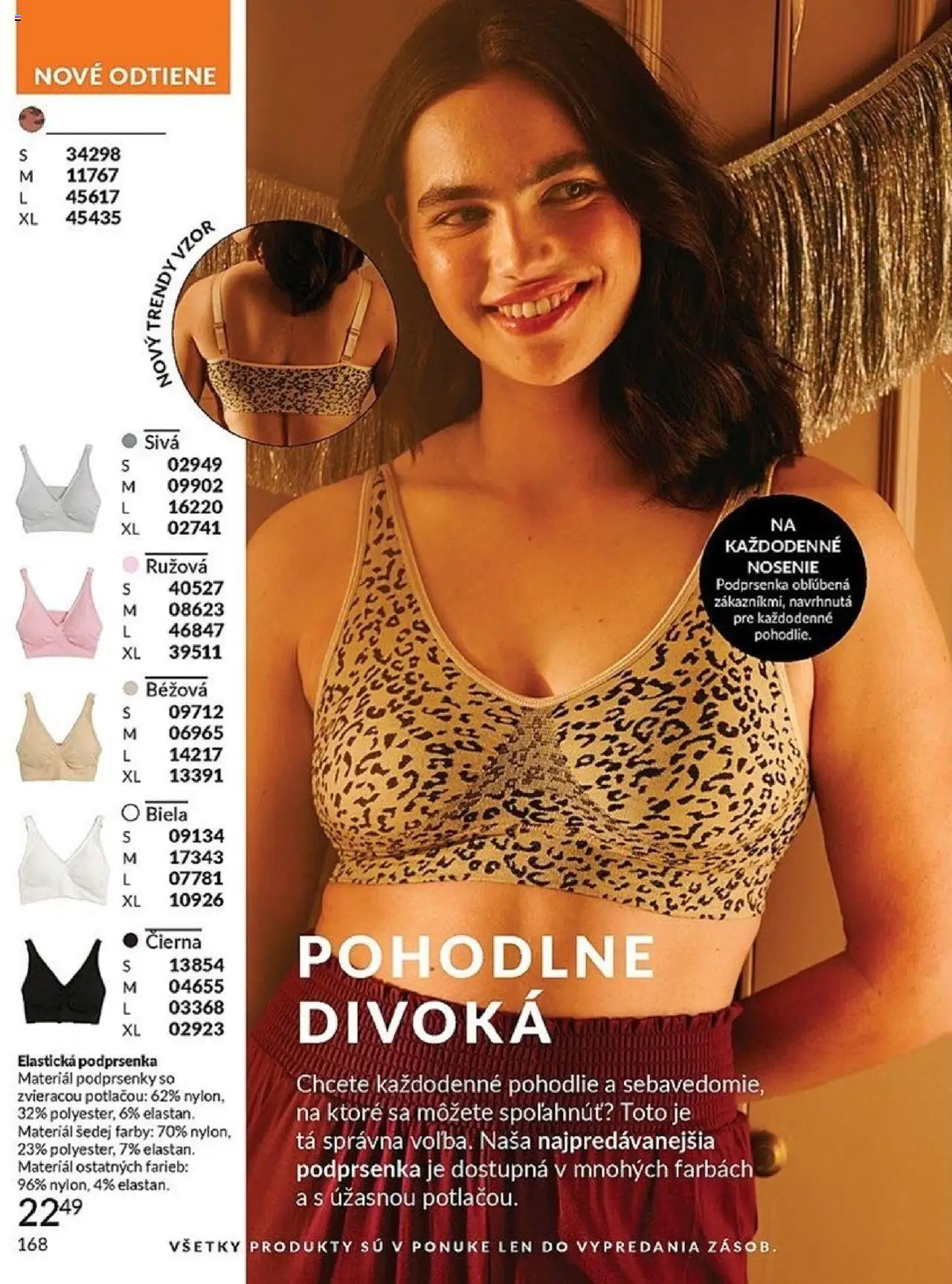 Nové Avon akcie – leták je platný od 01.10.2025 | Strana: 168 | Produkty: Podprsenka