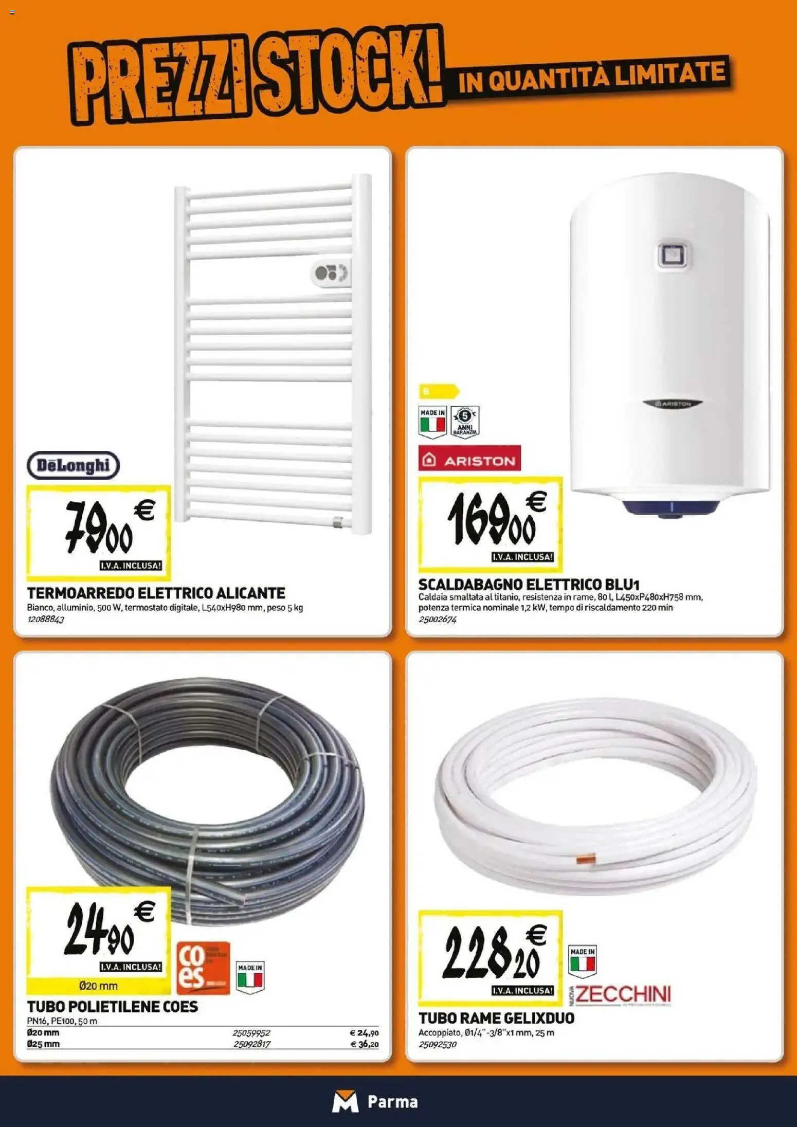 Volantino TECNOMAT del 26.03.2026 | Pagina: 6 | Prodotti: Scaldabagno, Caldaia, Tubo