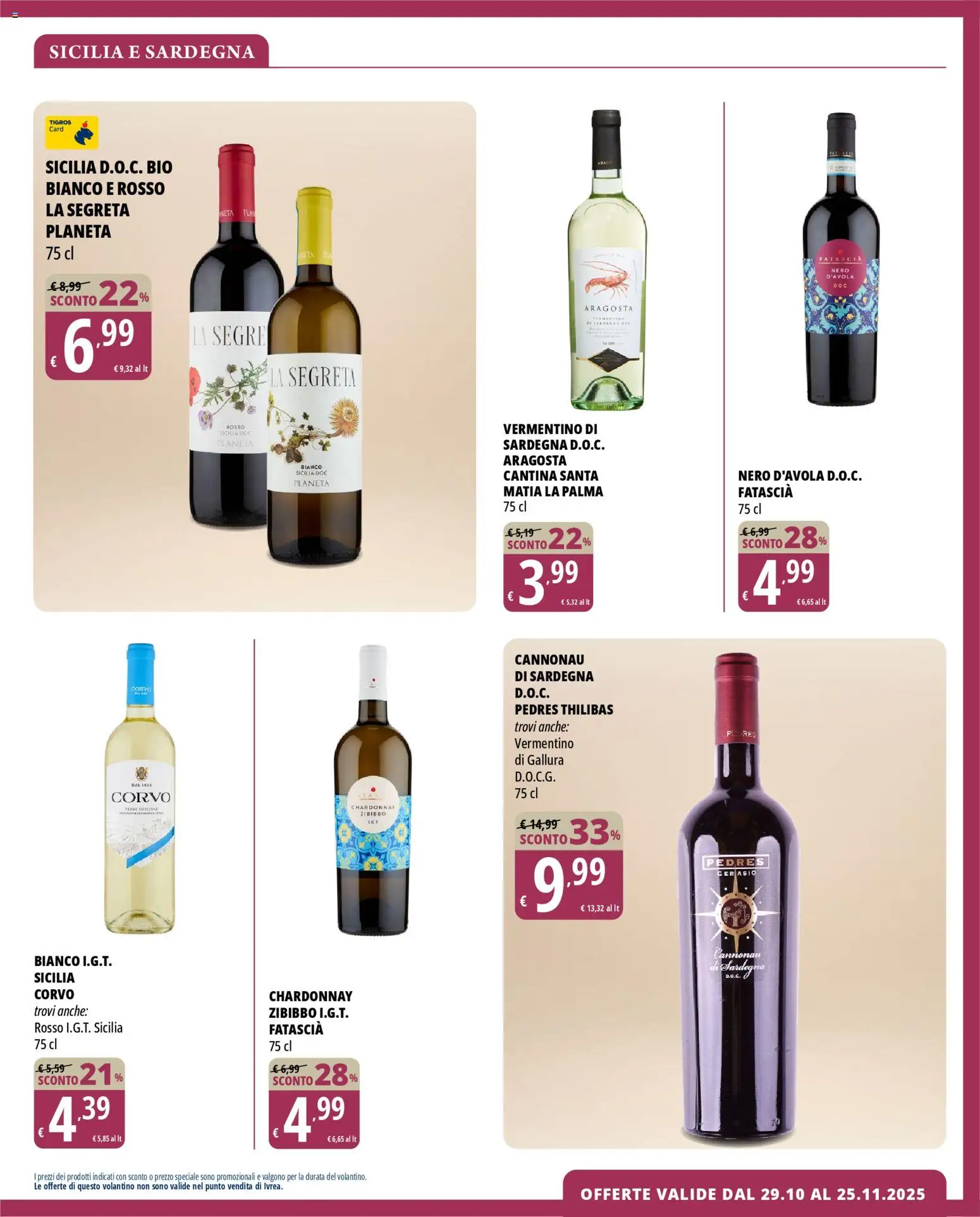 Volantino Tigros del 29.10.2025 | Pagina: 11