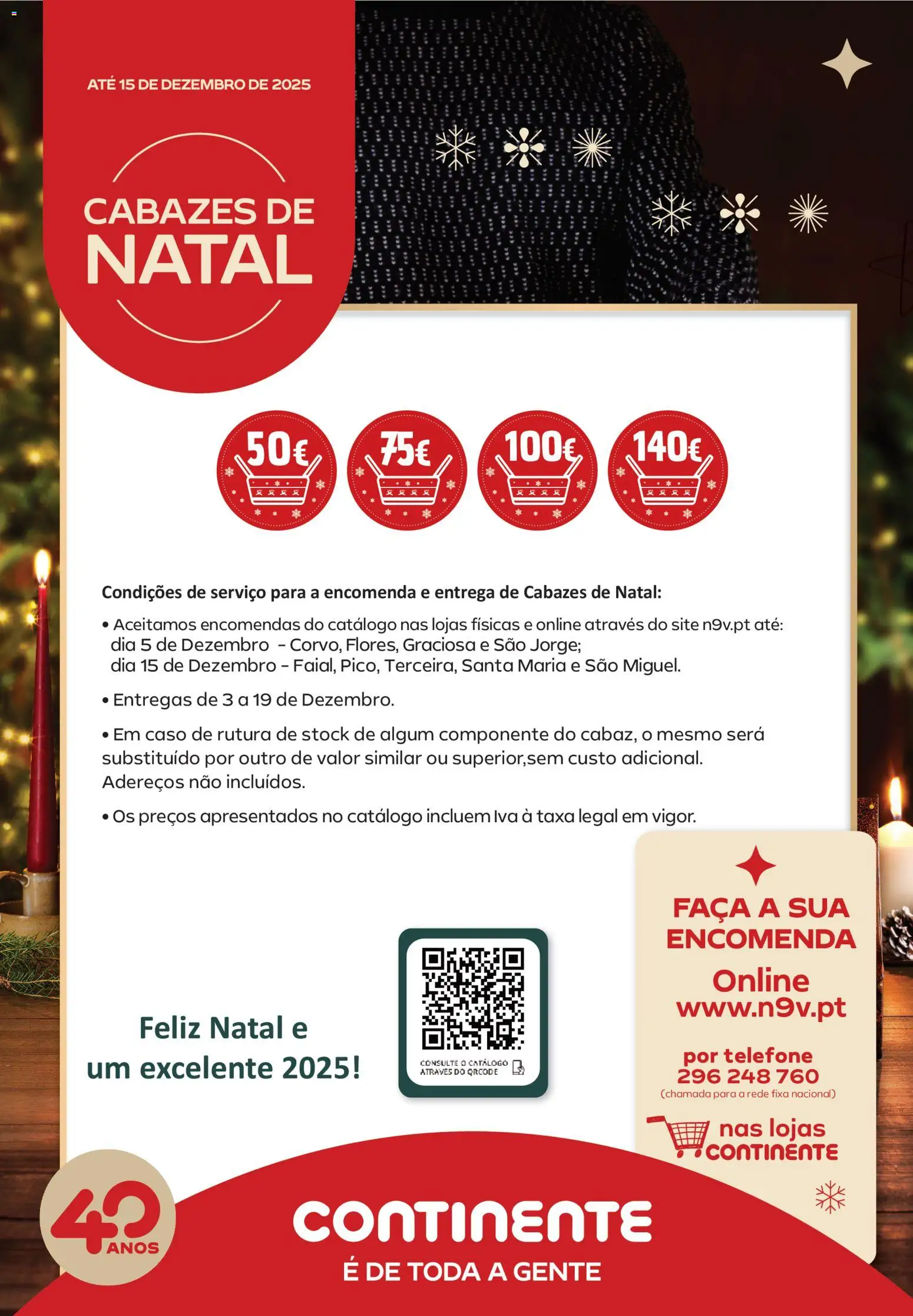 Continente - Açores │ válido de 13.11.2025 | Página: 25 | Produtos: Telefone, Faca