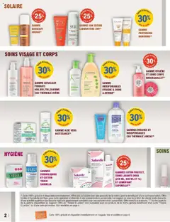  | Page: 2 | Produits: Gel nettoyant, Coton, Eau thermale, Gel douche