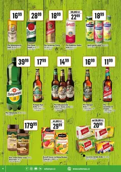 Tempo leták od 10.09.2025 | Strana: 4 | Produkty: Budvar, Radegast, Citron, Láhev