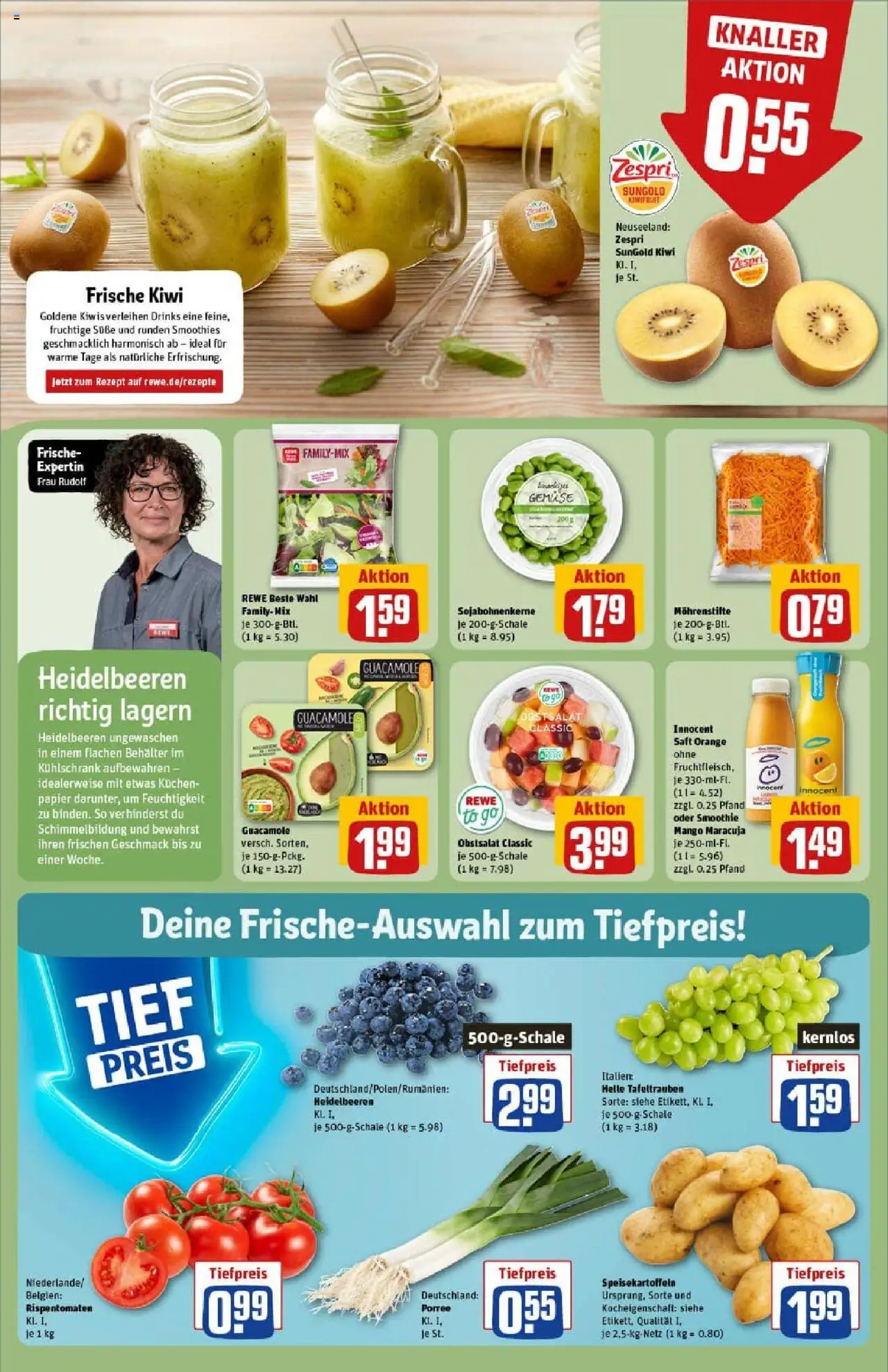 Rewe prospekt Bad Zwischenahn	 - gültig ab dem 20.07.2025 | Seite: 6 | Produkte: Gemüse, Mango, Saft, Kuchen