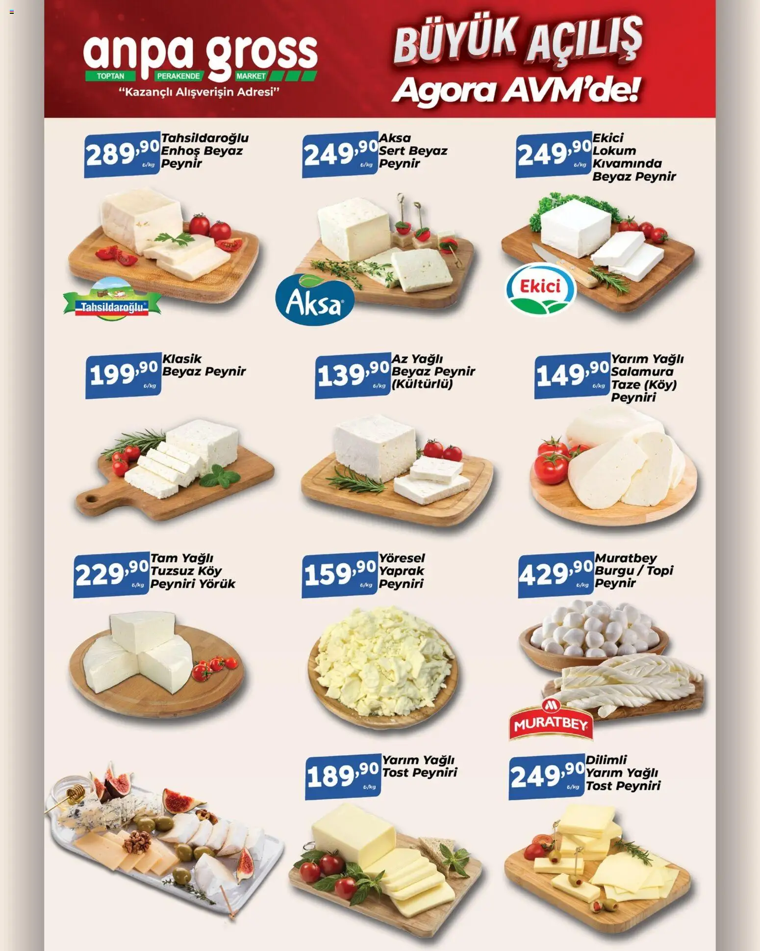 Anpa Gross - Açılışa özel fırsatları kaçırma! - 24.01.2026 tarihinden itibaren geçerlidir | Sayfa: 3 | Ürünler: Peynir, Ekici