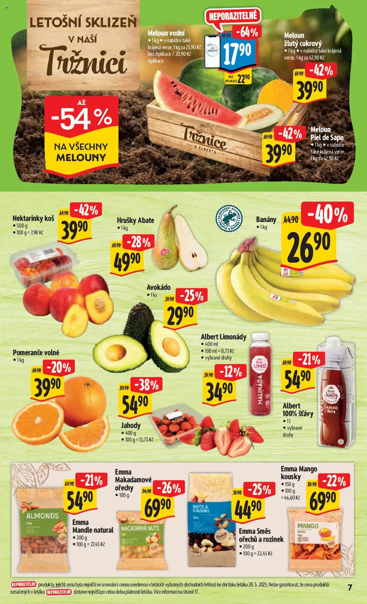 Albert leták - Hypermarket od 04.06.2025 | Strana: 12 | Produkty: Hrušky, Ořechy, Avokádo, Koš